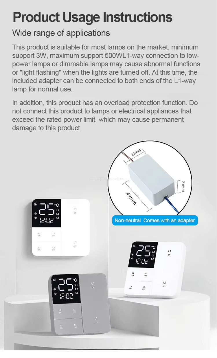 Product Usage Instructions Wide range of applications