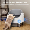 Dual Sensor Protection Efficiently detects cat activity and stops working automatically