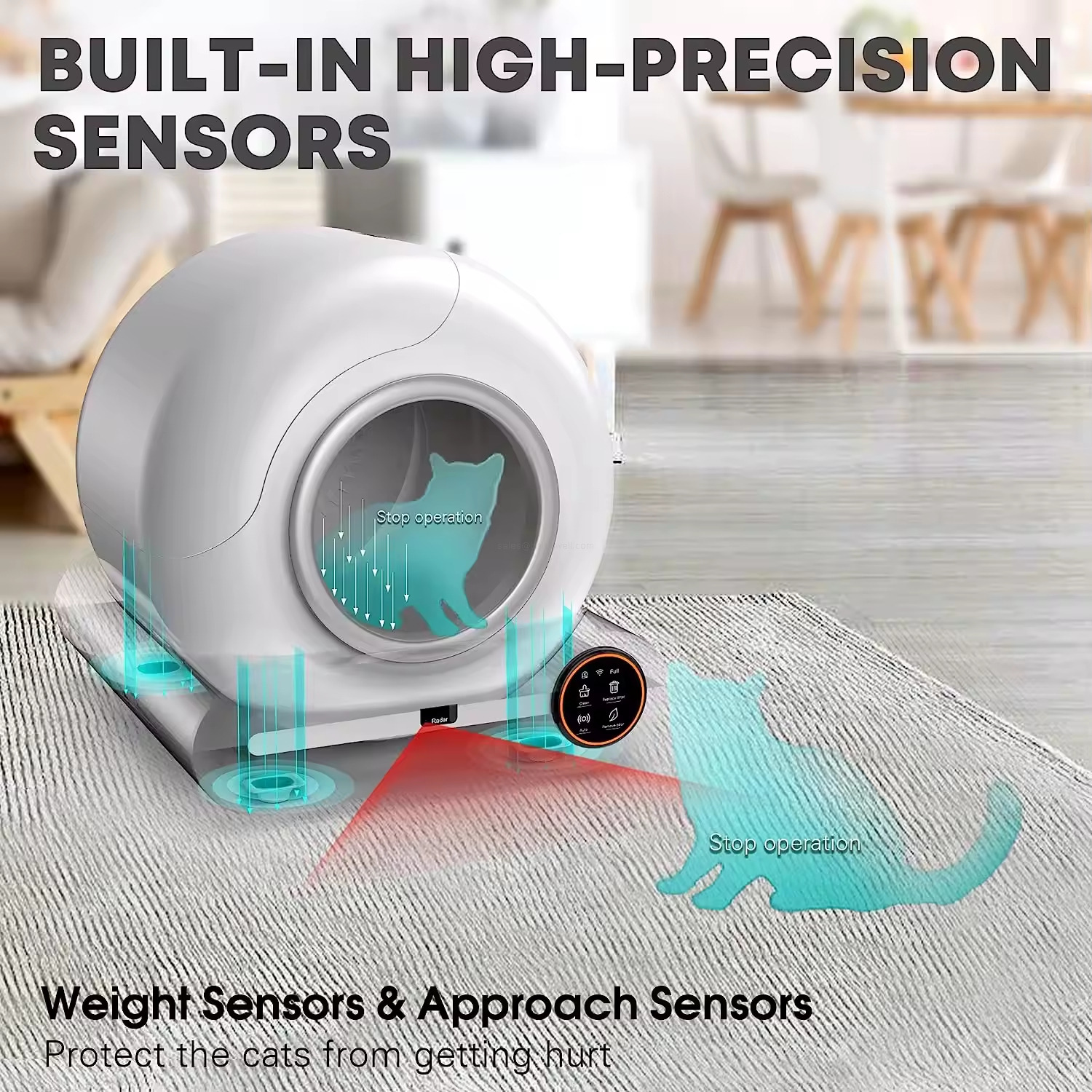 BUILT-IN HIGH-PRECISIONSENSORS