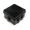 IP65 Plastic Junction Box ABS Waterproof Enclosure Terminal Box With Rubber Plugs Outdoor Electrical Distribution Box