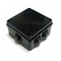 IP65 Plastic Junction Box ABS Waterproof Enclosure Terminal Box With Rubber Plugs Outdoor Electrical Distribution Box