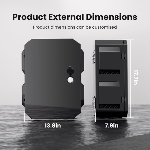 Weatherproof Metal Electrical Box Outdoor Control Panel Enclosure with Ventilation Design Galvanized Steel Wall Mount Junction Box