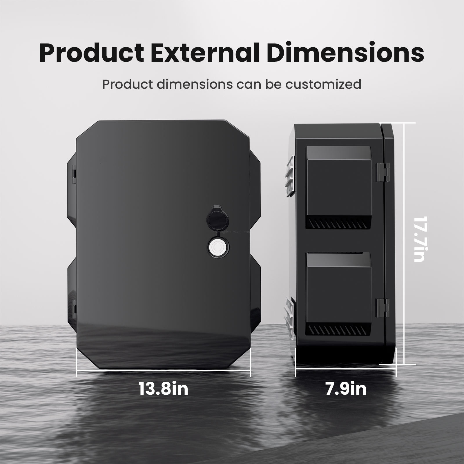 Weatherproof Metal Electrical Box Outdoor Control Panel Enclosure with Ventilation Design Galvanized Steel Wall Mount Junction Box