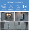Waterproof Dustproof Metal Hinge For Indoor And Outdoor Cabinet Door Installation