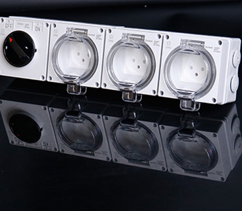 ABS/PC outdoor power socket