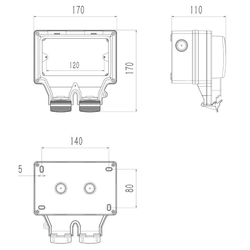 -40℃ Cold-Rated 16A Outlet