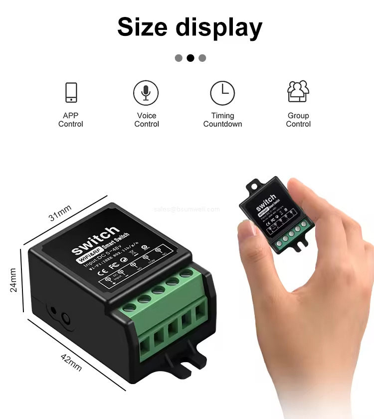 Dry Contact Wifi Relay Switch