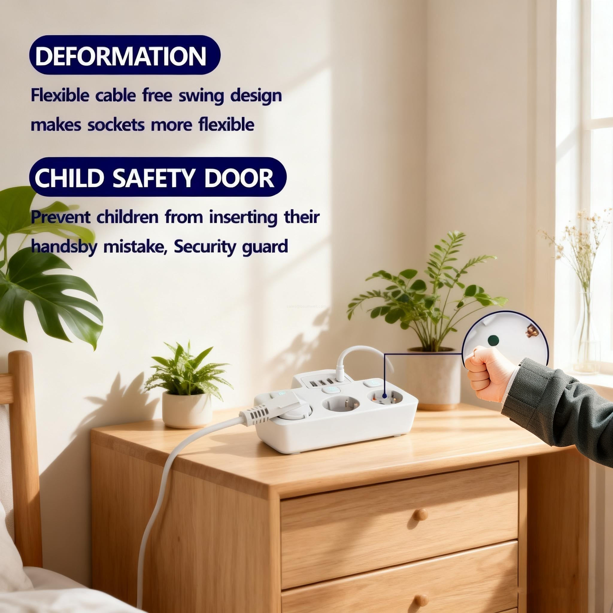 usb power strip exterior power strip