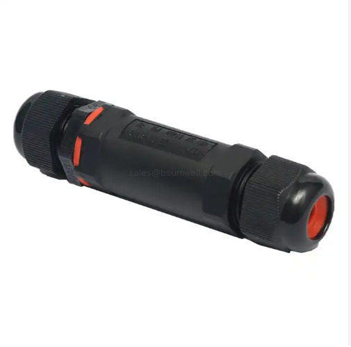 IP68 Waterproof Junction Box Outdoor Inline Cable Connector Sleeve Heavy Duty PA66 Nylon Electrical Conduit Box