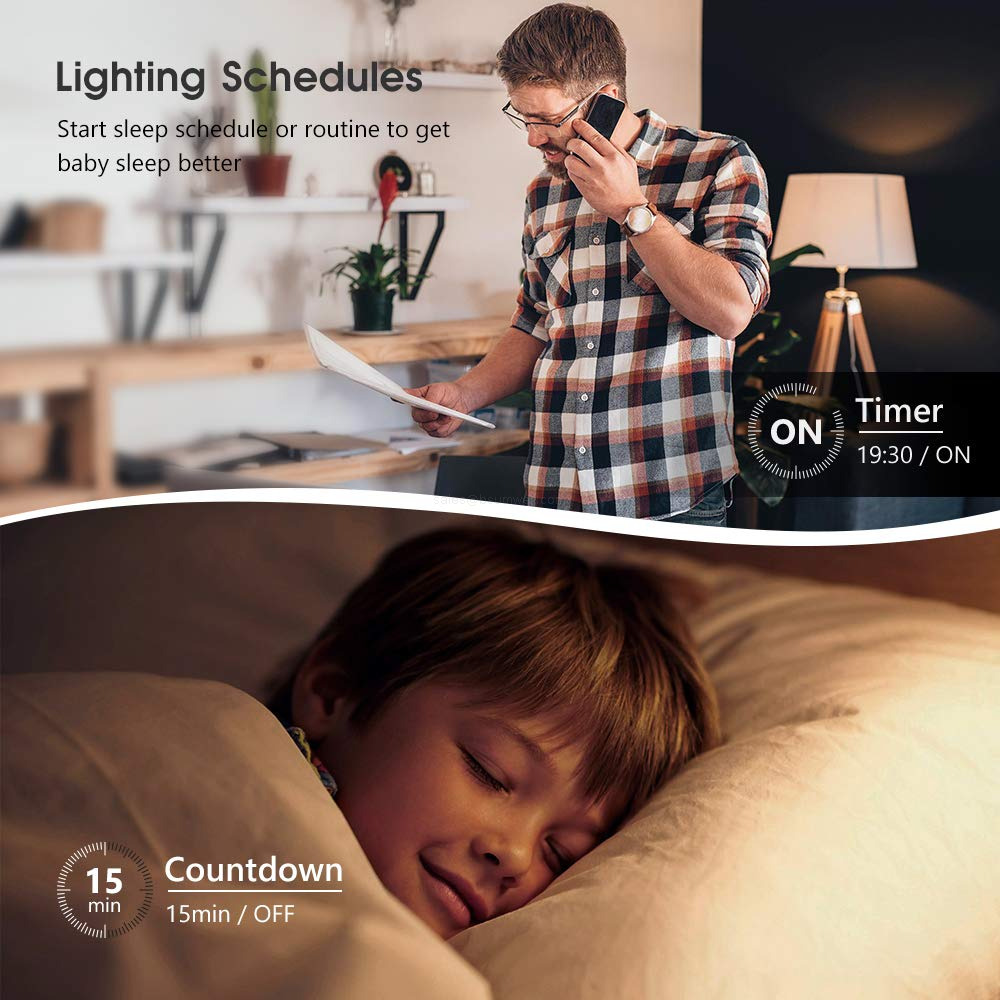 Lighting Schedules Start sleep schedule or routine to get baby sleep better