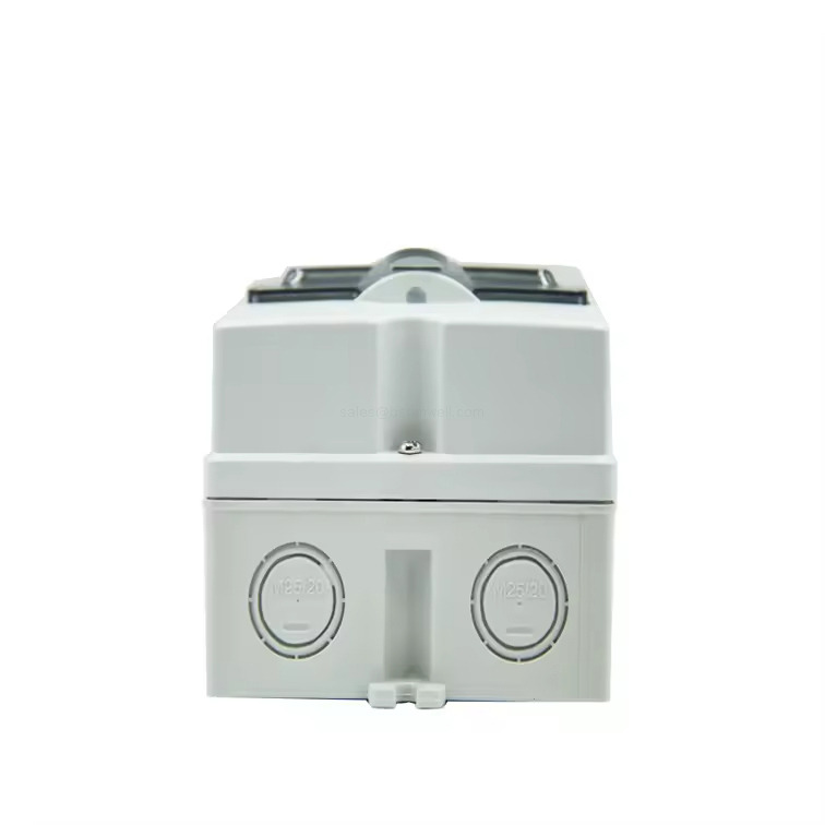 IP66 3 Phase Power Distribution Box - 230/400V 80A UV-Resistant PC+ABS Outdoor Electrical Panel SAA CE ROHS Certified