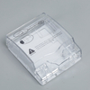 IP66 Waterproof Transparent Wall Switch Socket Cover Weatherproof Single Gang Outdoor Electrical Plug Protective Box for Bathroom and Outside Wall Siding