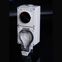 Russian standard waterproof socket single gang C/F type outlet
