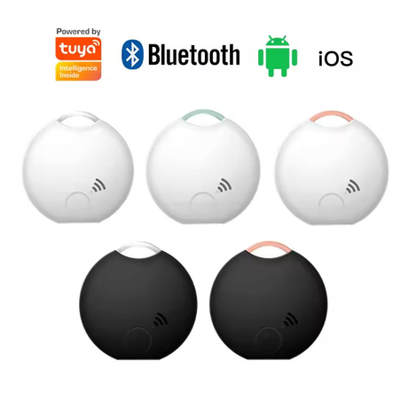 Mini Bluetooth Smart Pet Tracker Tag with 2-Way Alarm for Keys and Pets
