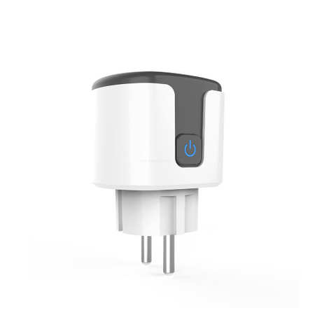 16A EU Smart WiFi Socket Energy Monitor Digital Display Wireless Remote Control Outlet Tuya Voice Control