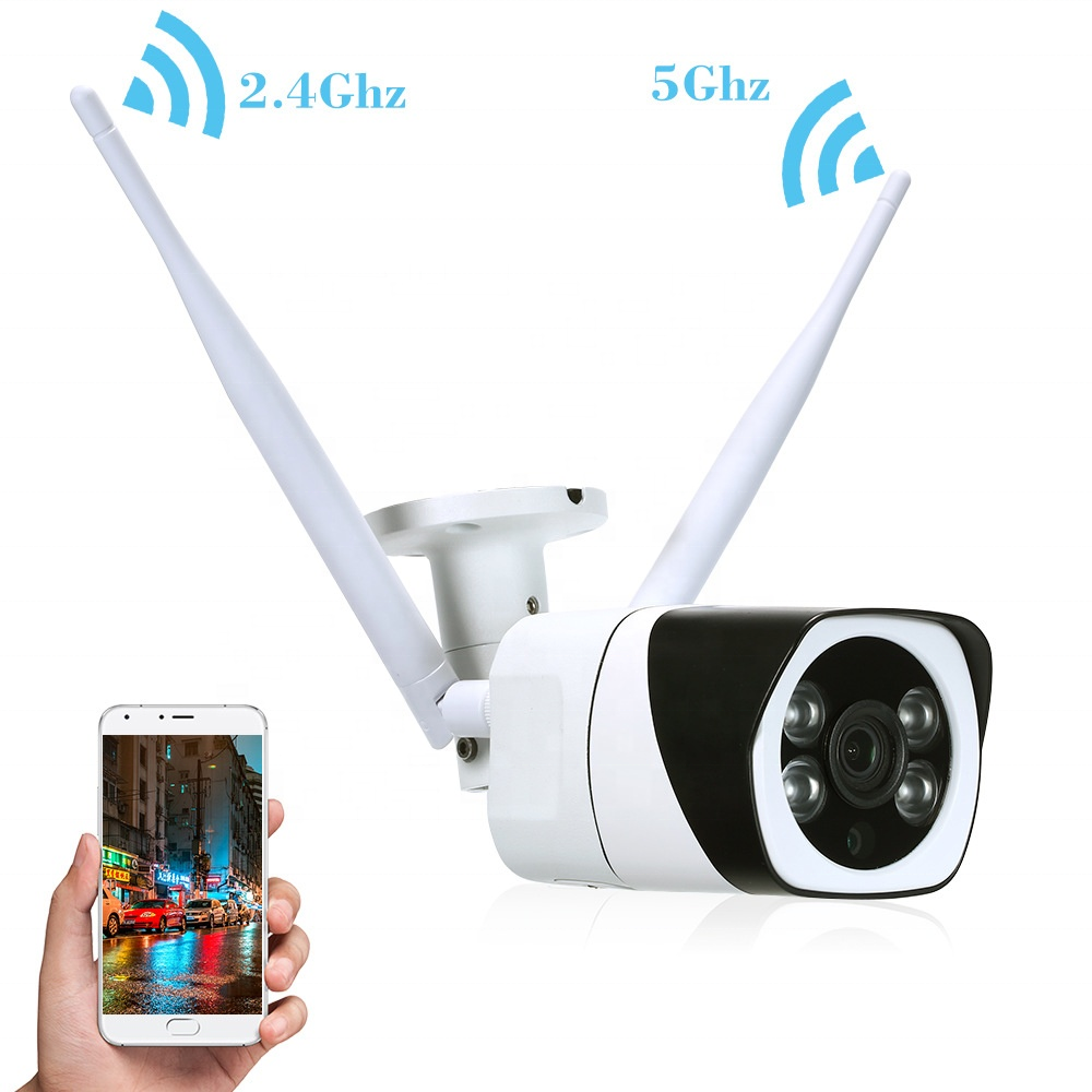 HD1080P Outdoor Waterproof Wireless Wired Two Way Audio IR Motion Detection Wifi Network Surveillance CCTV Bullet Camera