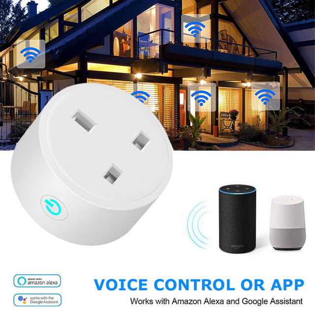 UK WIFI Smart Plug Tuya WIFI + Bluetooth 16A With Power Monitoring&Without Power Monioring