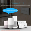 Tuya WIFI Smart Wall Socket 2 Gang UK/Universal Socket 10A/13A Touch Switch Plug Sockets Double USB Socket WIFI Intelligent Socket