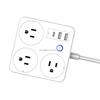 Wifi Smart Power Strip Eu With Type-C Port Tuya App Remote Control Power Socket 10A Works With Google Alexa