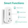 2usb WiFi Smart Plug Wireless Voice Control Tuya Plug EU US AU Ch India Japan Italy Brazil UK Smart Plug Socket WiFi No Reviews Yet