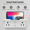 Tuya WIFI Smart Socket with USB Port Outlet US Standard Power Strip APP Remote Control Dual Plug Support Alexa Google Home