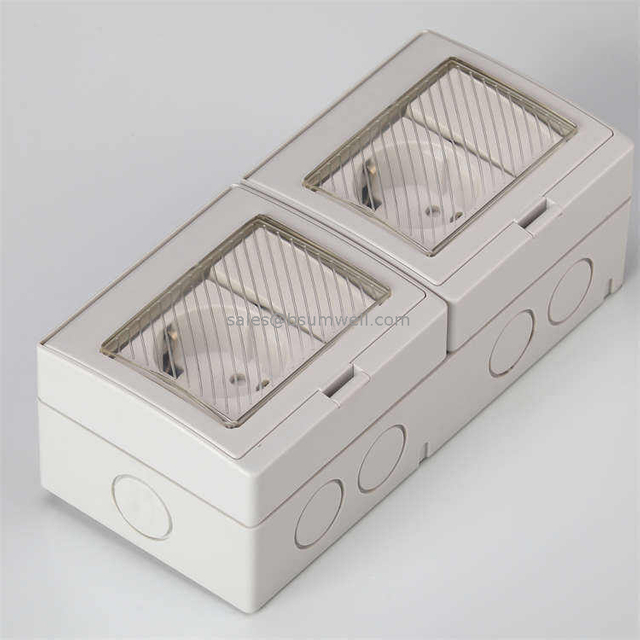 Electric Switch 6 Gang 1 Way Switch Waterproof IP55 New Design Electric Push Button Switches