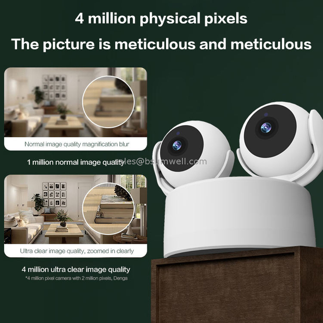 Newest Products Dual Channel Synchronization And Zoning Supervision Wifi Camera Powerful Al Chip Ip Security Camera System 4g WiFi Camera PTZ Camera
