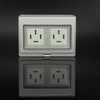 New Product Ideas 2024 Outdoor IP55 Waterproof 2 Gang Socket 3 Phase Socket Switch Manufactures