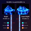 2024 Hot Sale LED Kit Music Sync Voice Control Google Home Alexa Tuya 5M 10M Smart WIFI RGB LED Strip Lights