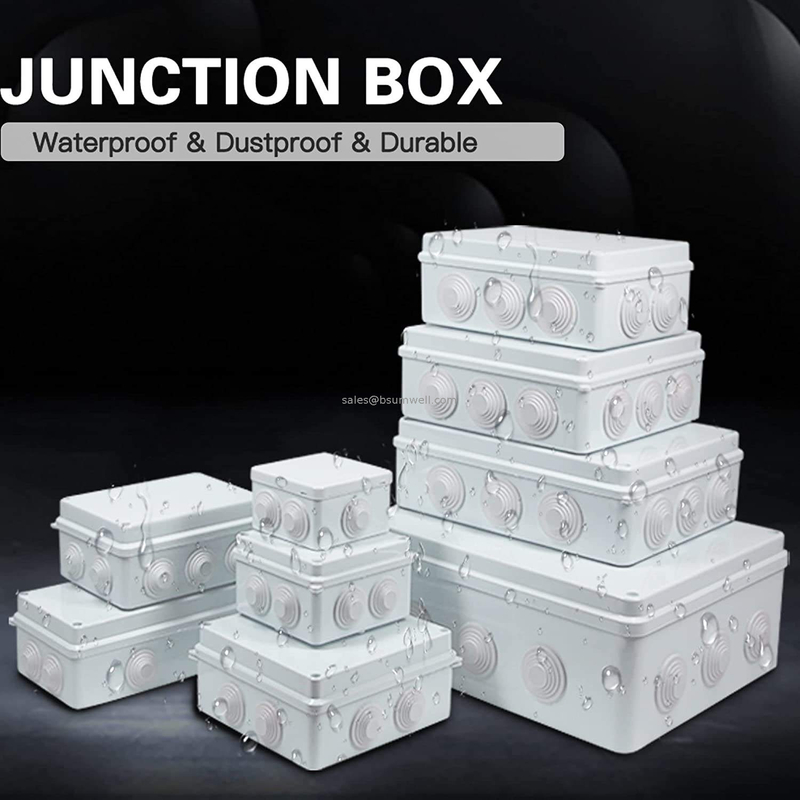 New Brand Corrosion-proof High Quality IP68 Waterproof Dustproof Plastic Electronics Electrical Enclosure Junction Box