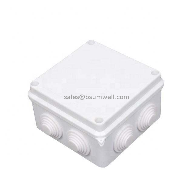 Plastic Terminal Junction Box Waterproof IP65 ABS Electrical Enclosure Outdoor Distribution Box