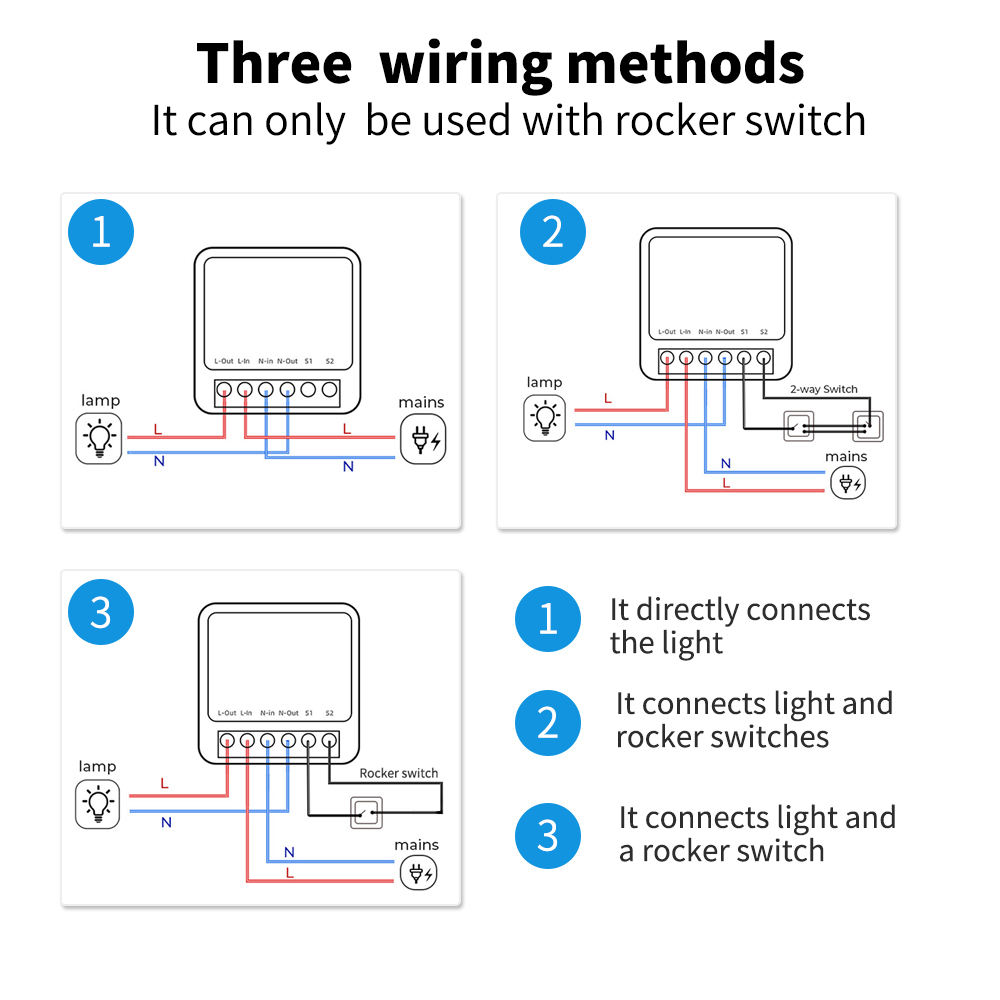 Wifi Mini Diy Smart Curtain Switch Module For Electric Motorized Roller Blinds Shutter Motor Smart Life