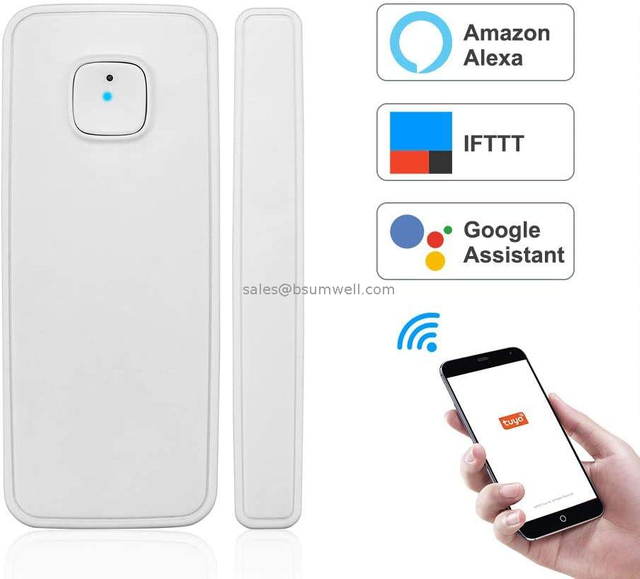 Tuya Home Security System GSM Magnetic Door Sensor Alarm Smart WiFi Door Window Sensor Alarm
