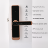High Quality Wifi Fingerprint fingerprint lock for locker Aluminum Sliding Door