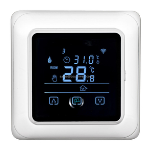 LCD Touch Screen Warm Floor Heating Room Thermostat AC110-230V Water Electric Heating Temperature Controller