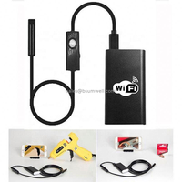 Wifi Endoscope Camera 8mm 1/2/3/5M Mini Waterproof Soft Cable Inspection Camera USB port for iOS Android phone