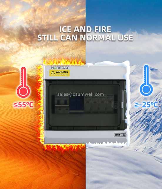 Custom DC500V 1 2 3 4 6 Input Solar power distribution box Ip65 Waterproof Pv Combiner Box