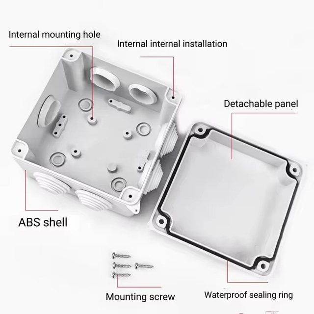 Electrical water proof Pvc Junction Box Connect Box For Electrical