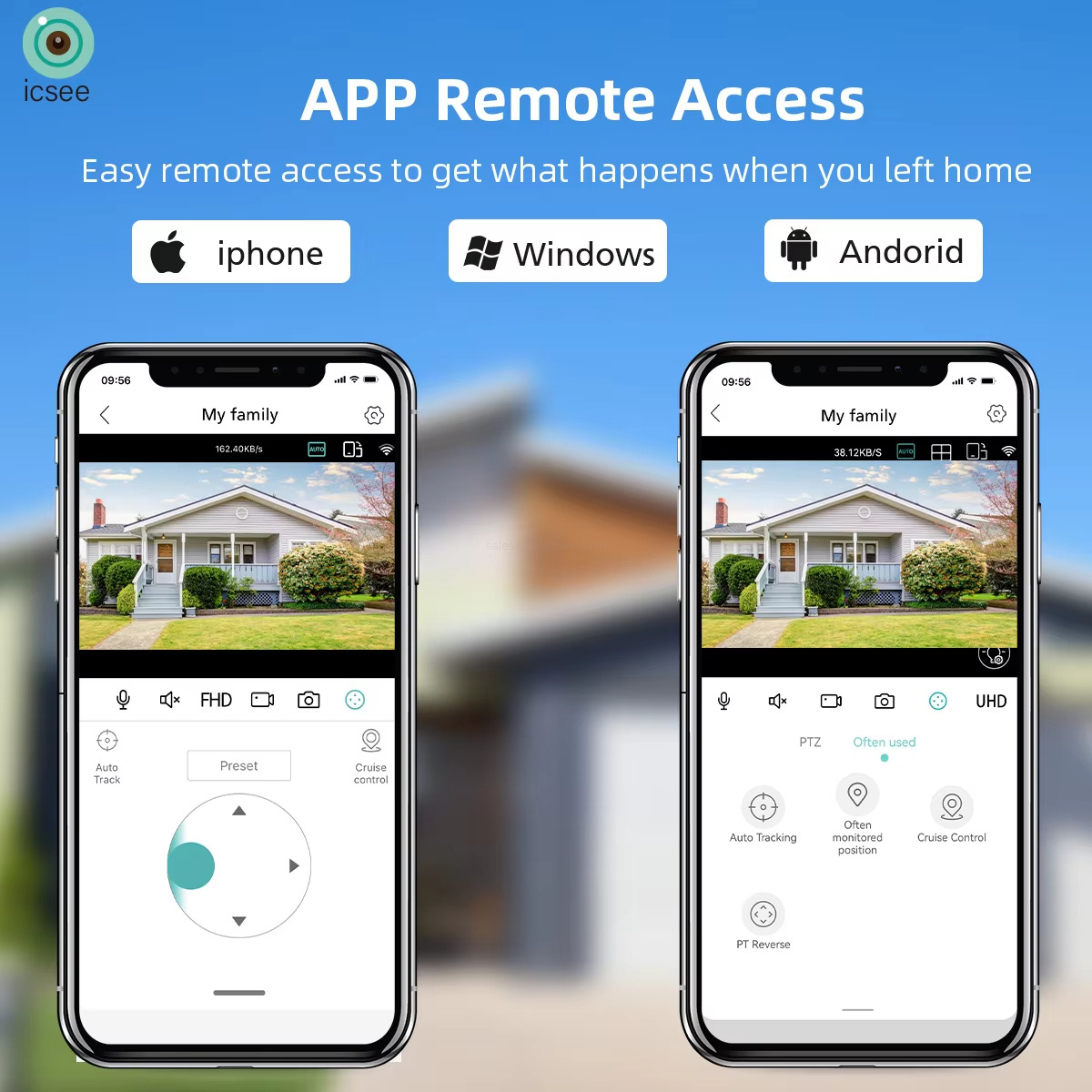 Easy remote access to get what happens when you left home