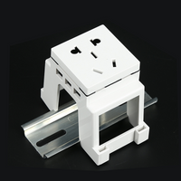 multi-plug track electrical outlet