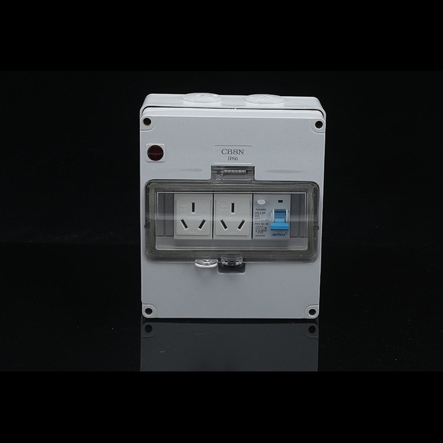flame retardant PC double pole box