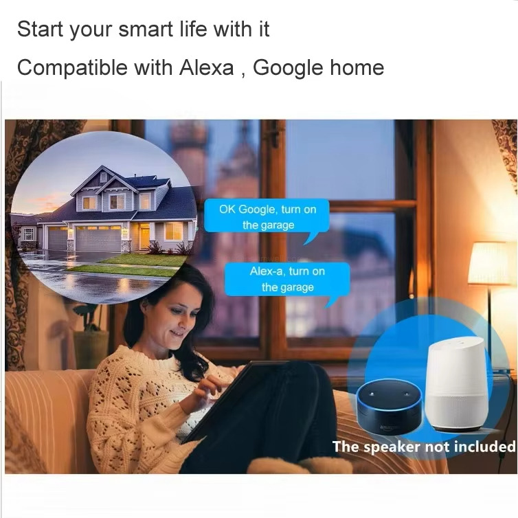 Start your smart life with it. Compatible with Alexa , Google home