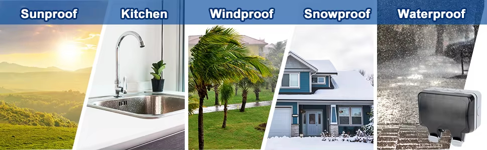 Sunproof Kitchen Windproof Snowproof Waterproof