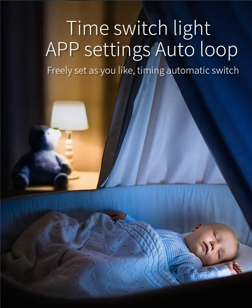 Time switch lightAPP settings Auto loop