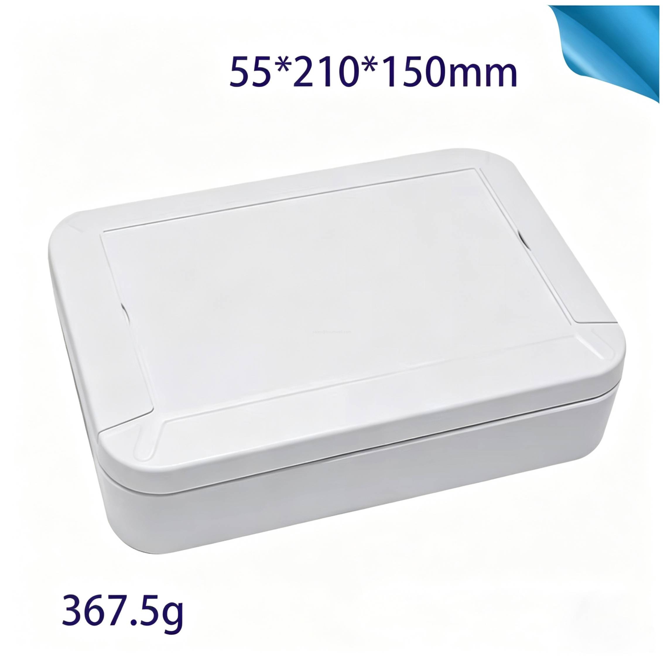 IP67 Waterproof Electrical Junction Box ASA Shockproof Dustproof Plastic Enclosure with Mounting Ears Custom Electrical Device Housing