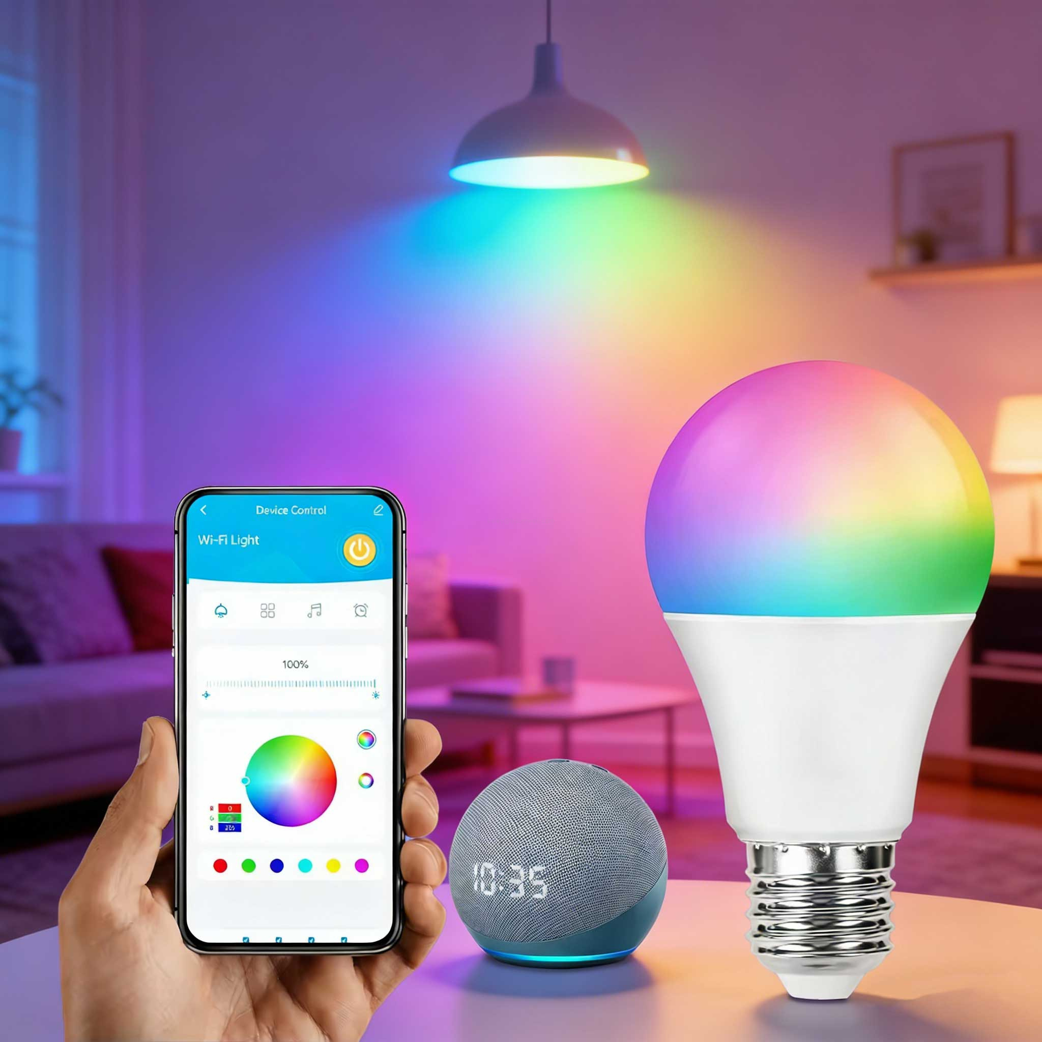 100-265V wide voltage LED smart light