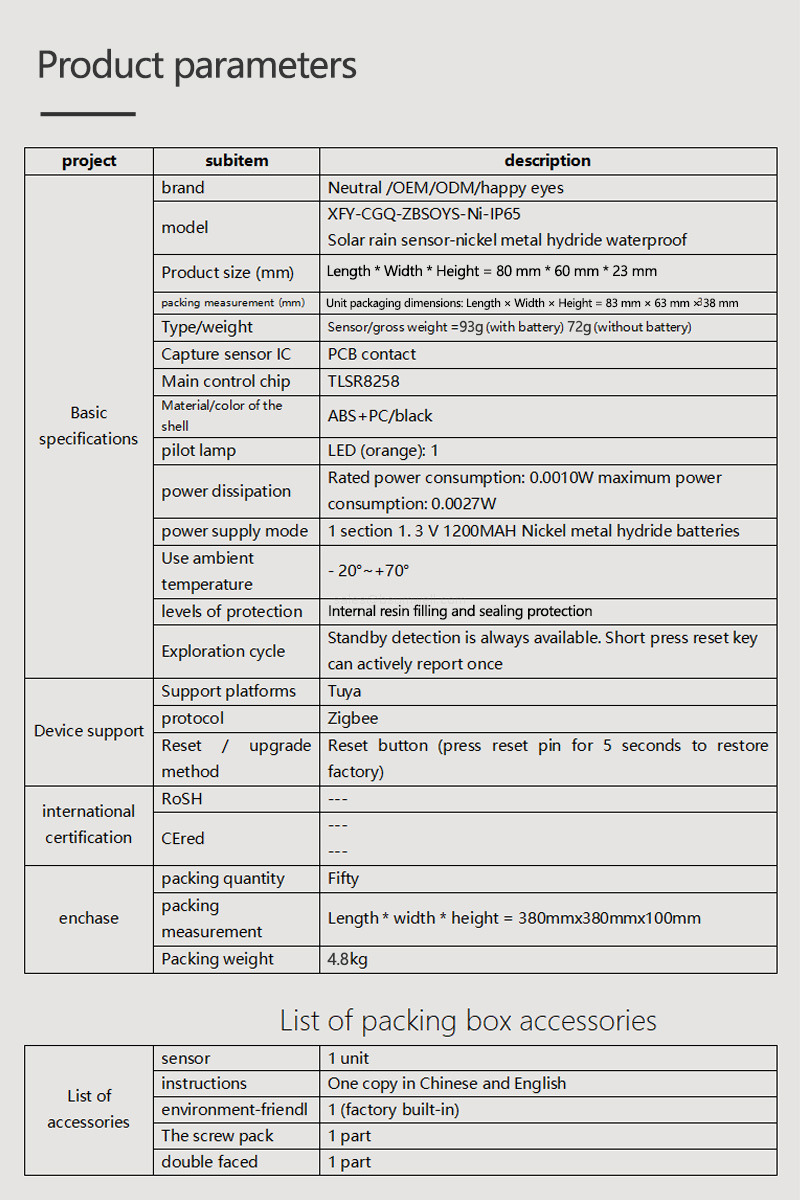 08 Solar Rain Sensor Detail Page Sample-English - 800_1200pix-Product parameters