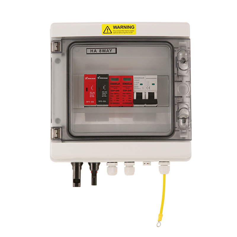 1000V DC fuse holder (capable of installing 10x38mm fuse bases *4 + fuse cores *4)