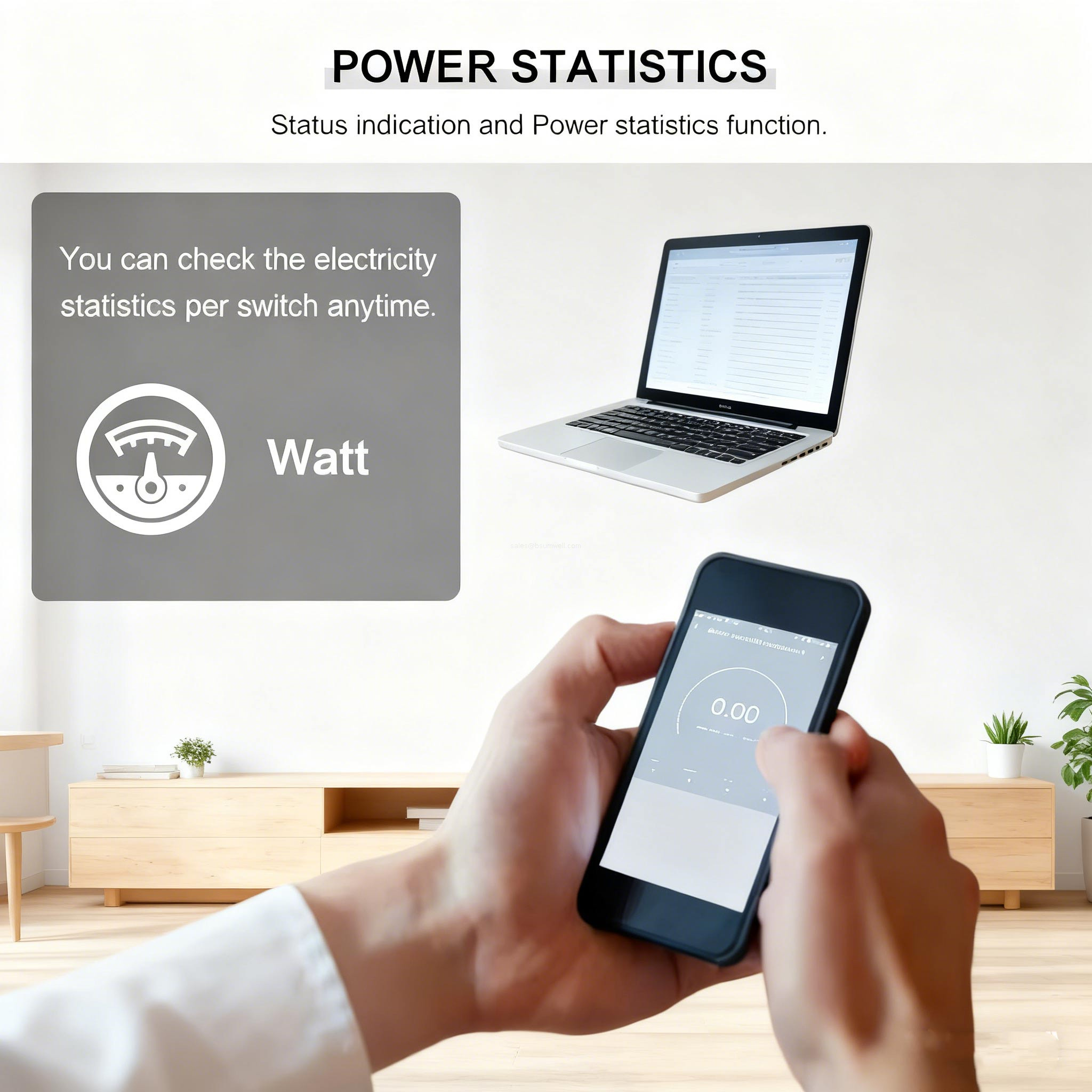 Voice-Controlled 4Gang Smart Switch