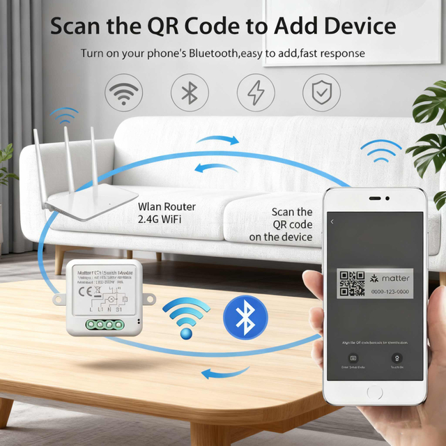 Compact Zigbee Smart Switch Module